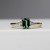 Faye - 1.02ct Green Emerald Cut Sapphire Ring 14K Yellow Gold - [S811-FAYER-NVST3102]