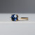 Faye - 1.95ct Round Blue Sapphire Engagement Ring - 18K Yellow Gold [S811-FAYEM-NVST3215]