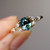 Aria - 1.04ct Oval Teal Sapphire Engagement Ring - [S822-ARIA-NVST3074]