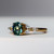 Aria - 1.04ct Oval Teal Sapphire Engagement Ring - [S822-ARIA-NVST3074]