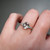 S817-CLARA-WG-NVSTL3516 - Ring on Hand