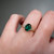 S817-CLARA-YG-NVSTEL3047 - Ring on Hand