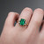 S824-ZARA-YG-NVSTEL3518 - Ring on Hand