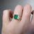 S831-HARRIET-YG-NVSTEL3518 - Ring on Hand