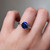 S828-SYLVIA-WG-NVSTL3522 - Ring on Hand