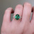 S823-FLEUR-YG-NVSTE3616 - Ring on Hand