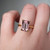 S826-CELINE-YG-NVSTL3622 - Ring on Hand