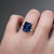 S824-ZARA-YG-NVSTL3621 - Ring on Hand