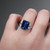 S824-ZARA-WG-NVSTL3621 - Ring on Hand