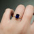 S806-ALICE-YG-NVSTL3054 - Ring on Hand