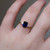 S815-LYDIA-YG-NVSTL3054 - Ring on Hand