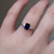 S815-LYDIA-WG-NVSTL3054 - Ring on Hand