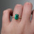 S804-VICTORIA-YG-NVSTE3645 - Ring on Hand