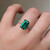 S807-SERENITY-WG-NVSTE3645 - Ring on Hand