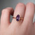 S826-CELINE-RG-NVST3685 - Ring on Hand