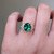 S823-FLEUR-YG-NVSTEL3662 - Ring on Hand