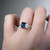 S831-HARRIET-WG-NVSTL3705 - Ring on Hand