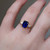 S815-LYDIA-YG-NVSTL3704 - Ring on Hand