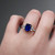 S824-ZARA-WG-NVSTL3704 - Ring on Hand