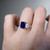 S831-HARRIET-WG-NVSTL3704 - Ring on Hand
