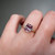 S817-CLARA-RG-NVSTL3667 - Ring on Hand
