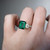 S831-HARRIET-WG-NVSTEL3690 - Ring on Hand
