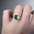 S831-HARRIET-WG-NVSTEL3675 - Ring on Hand