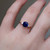 S815-LYDIA-RG-NVSTL3697 - Ring on Hand