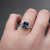 S824-ZARA-WG-NVSTL3661 - Ring on Hand