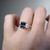 S831-HARRIET-YG-NVSTL3661 - Ring on Hand