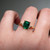 S814-TRINITY-YG-NVSTEL3694 - Ring on Hand