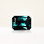 2.85 ct Emerald Cut Teal Lab Sapphire - Nolan and Vada