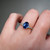 S817-CLARA-WG-NVST3729 - Ring on Hand