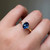 S811-FAYE-YG-NVST3730 - Ring on Hand