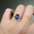 S806-ALICE-YG-NVST3732 - Ring on Hand