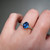 S817-CLARA-WG-NVST3734 - Ring on Hand