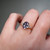 S817-CLARA-RG-NVST3737 - Ring on Hand