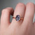 S826-CELINE-RG-NVST3737 - Ring on Hand