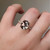 S807-SERENITY-YG-NVST3741 - Ring on Hand