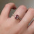 S807-SERENITY-YG-NVST3746 - Ring on Hand