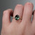 S804-VICTORIA-YG-NVSTL3598 - Ring on Hand