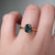 S826-CELINE-YG-NVSTL3708 - Ring on Hand