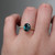S804-VICTORIA-YG-NVSTL3709 - Ring on Hand