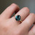 S811-FAYE-YG-NVSTL3709 - Ring on Hand