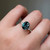 S811-FAYE-WG-NVSTL3709 - Ring on Hand