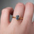 S826-CELINE-YG-NVSTL3710 - Ring on Hand