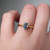 S826-CELINE-YG-NVSTL3711 - Ring on Hand