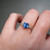 S817-CLARA-WG-NVST3722 - Ring on Hand