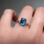 S814-TRINITY-WG-NVST3723 - Ring on Hand