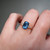 S817-CLARA-RG-NVST3723 - Ring on Hand